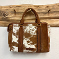 Myra Brown Cowhide Tote Bag