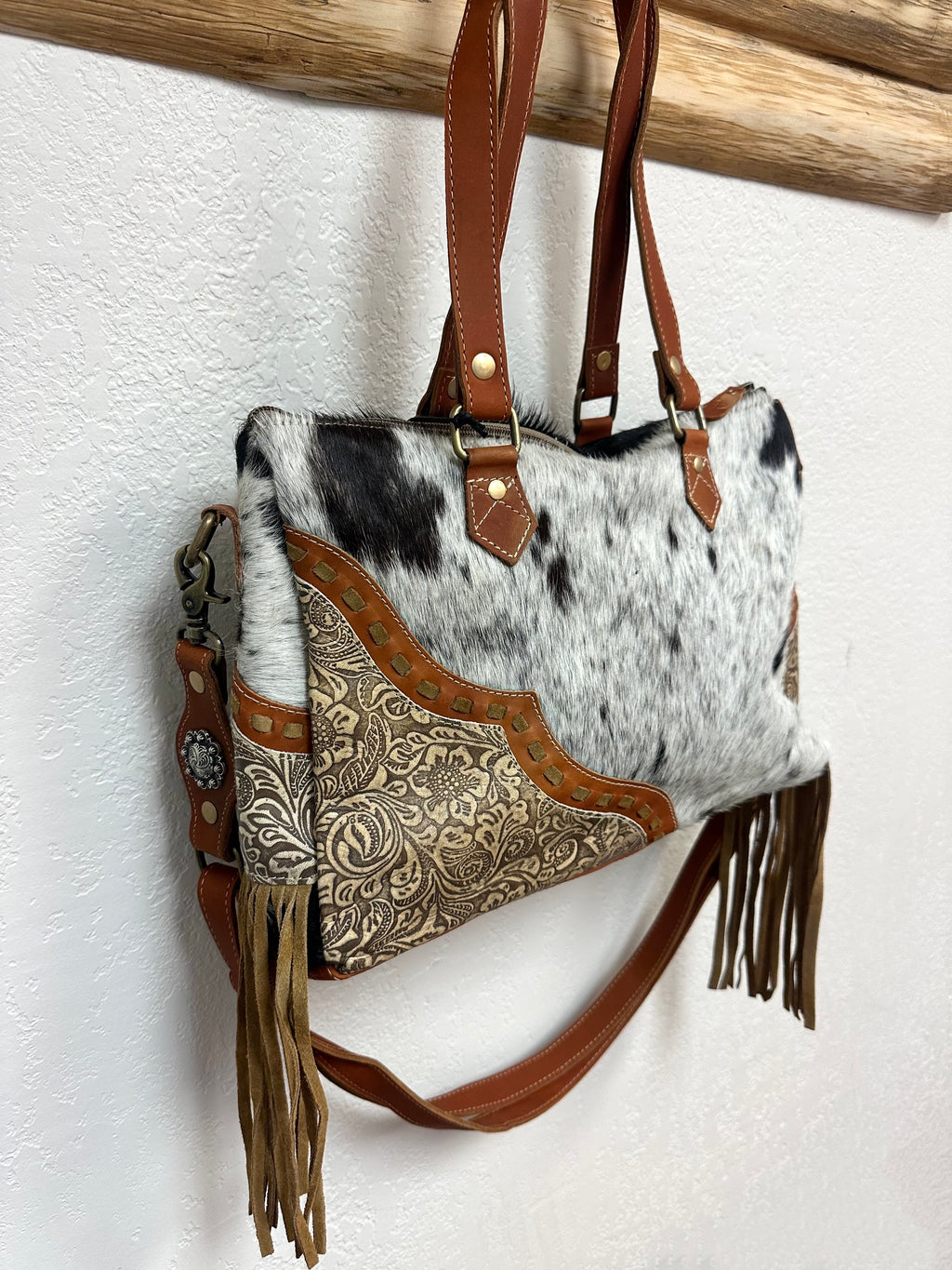 Myra Laredo Cowhide Tote Bag