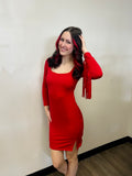 Lucky & Blessed Red Fringe Dress