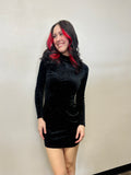 Lucky & Blessed Black Rhinestone Dress