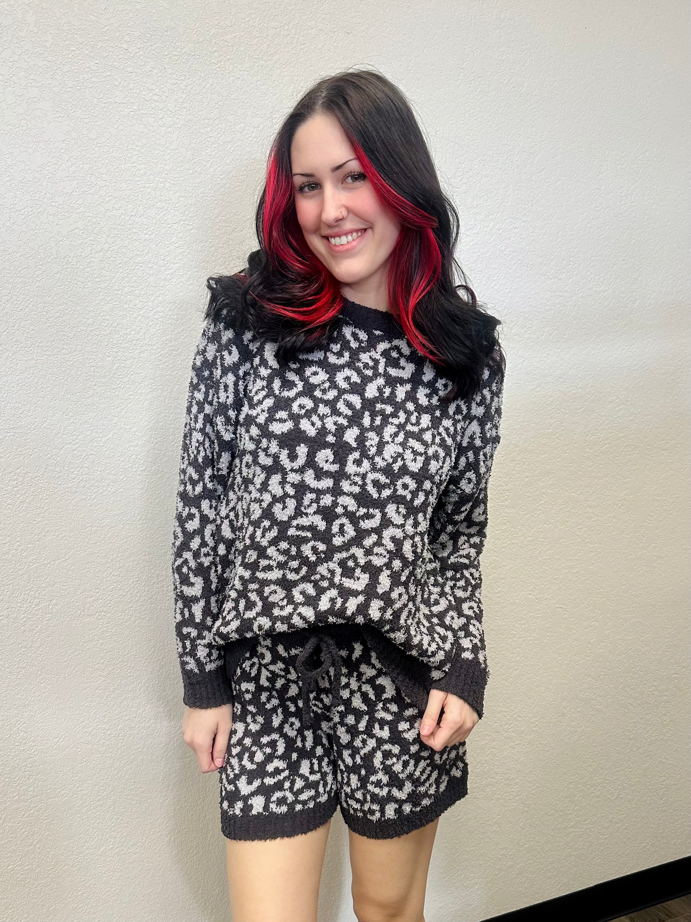 Lucky & Blessed Leopard Lounge Set