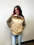 Lucky & Blessed Brown Puffer Vest