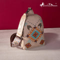 Montana West Bege Aztec Sling Bag