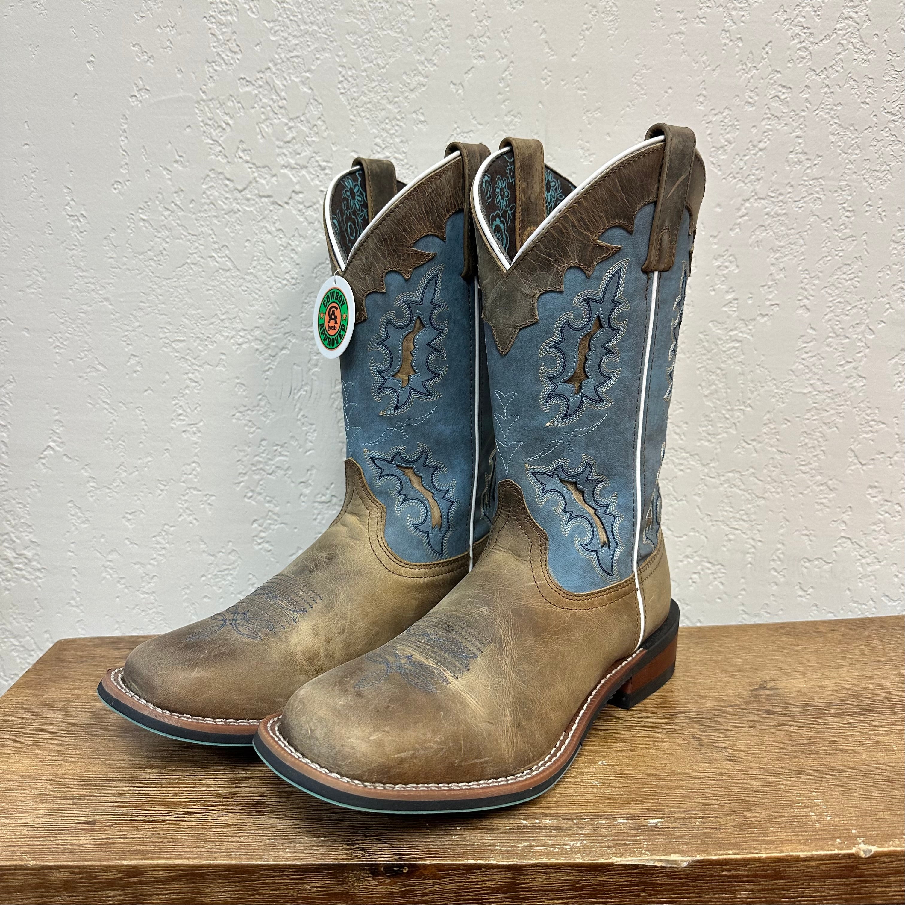 Laredo Blue Isla Inlay Boots