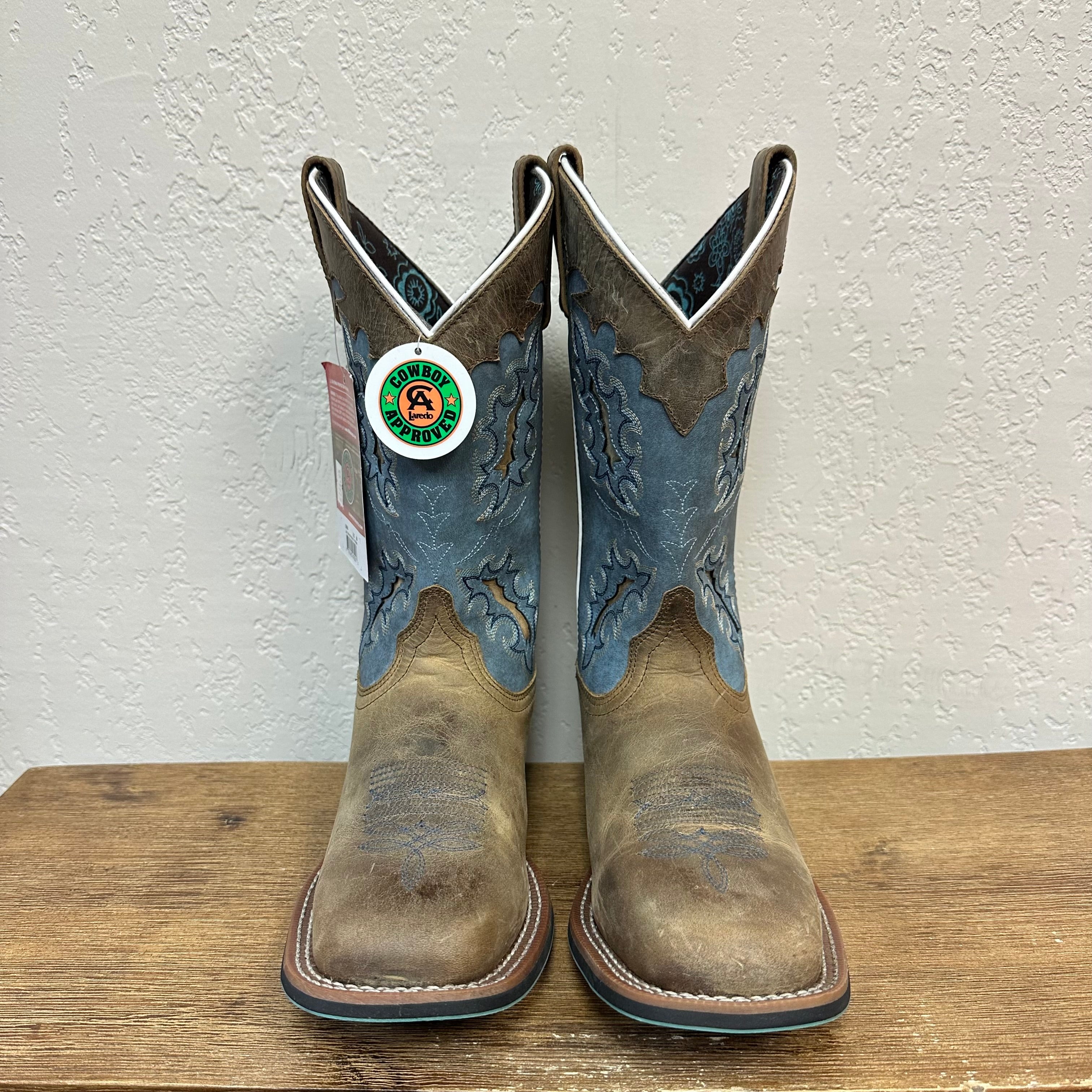 Laredo Blue Isla Inlay Boots