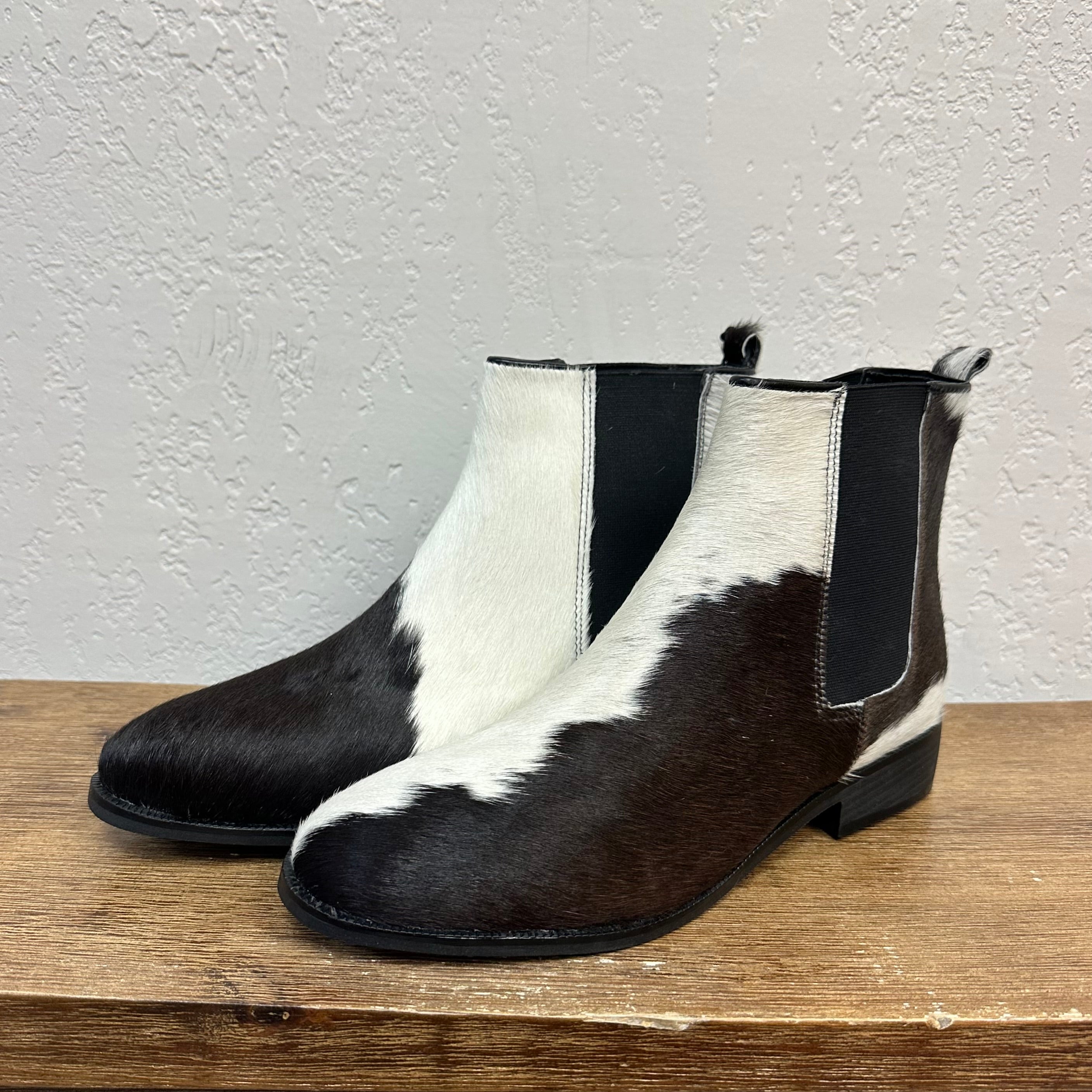Myra Electron Cowhide Booties