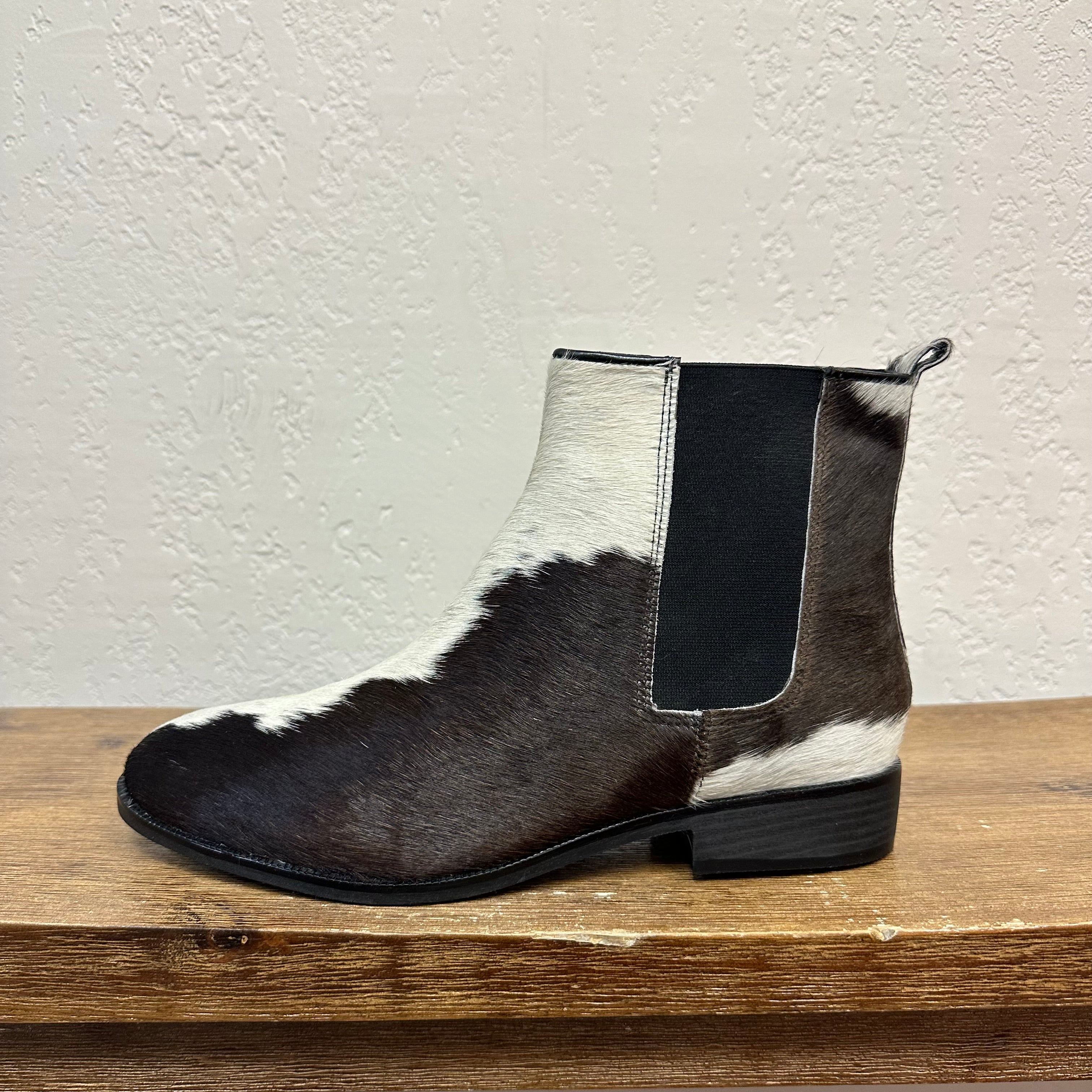 Myra Electron Cowhide Booties