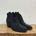 Pierre Dumas Studded Black Booties