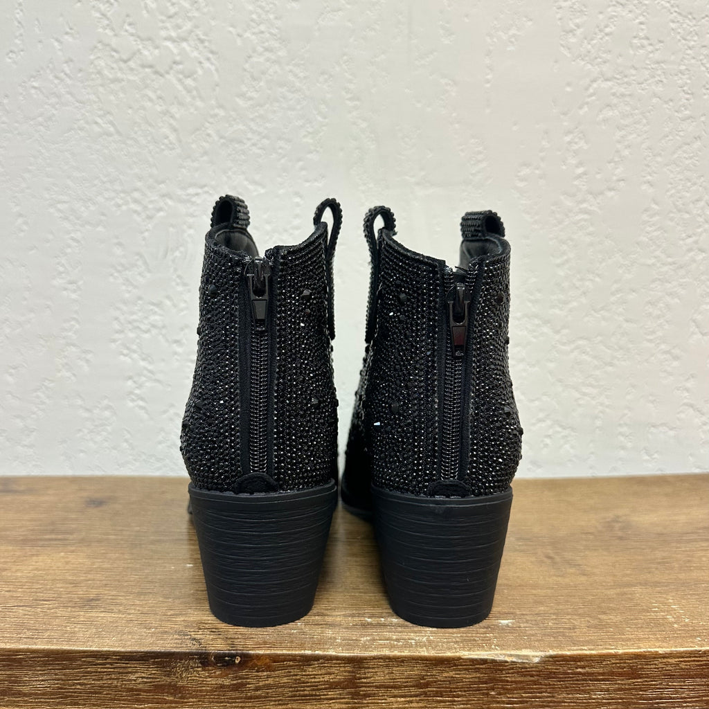 Pierre Dumas Studded Black Booties