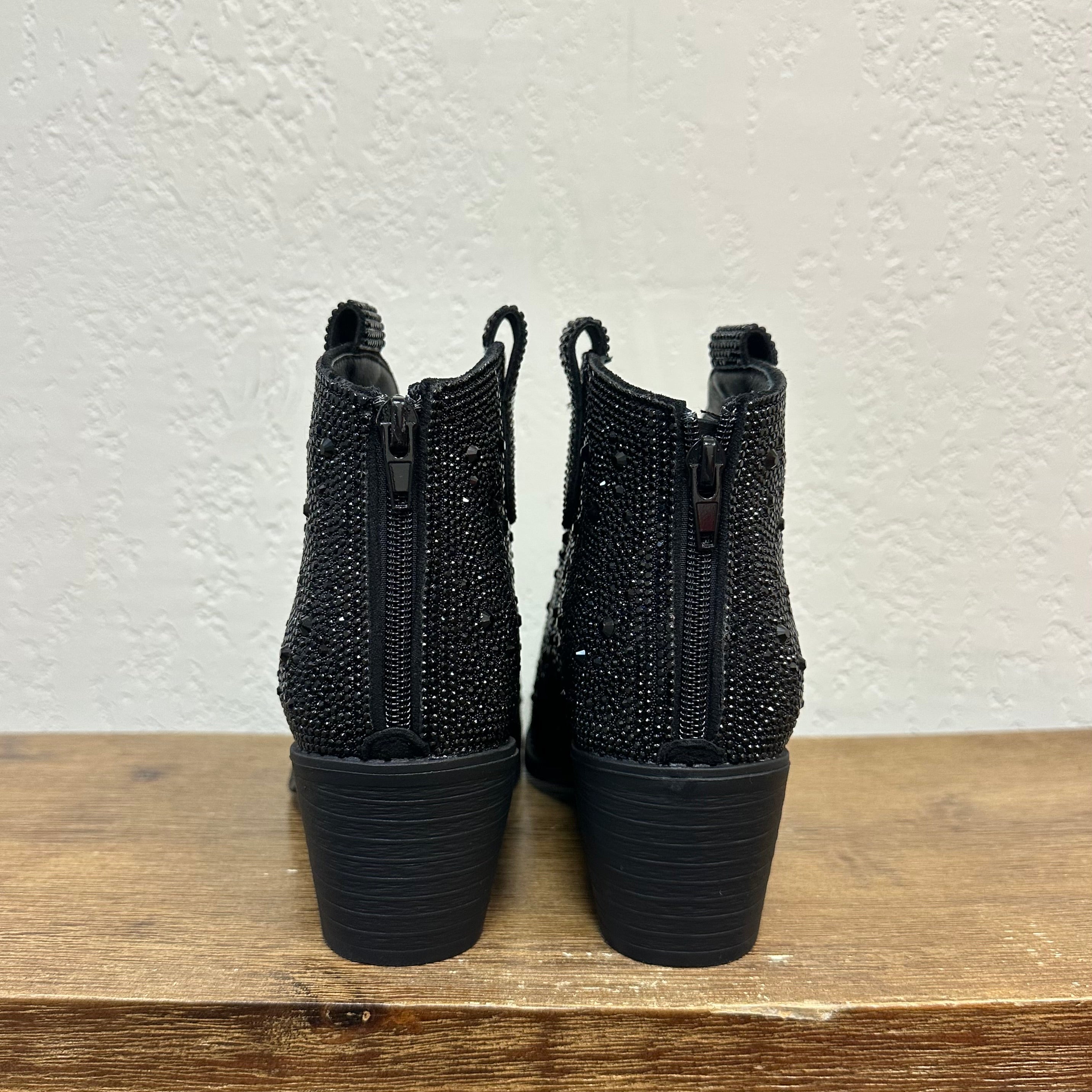 Pierre Dumas Studded Black Booties