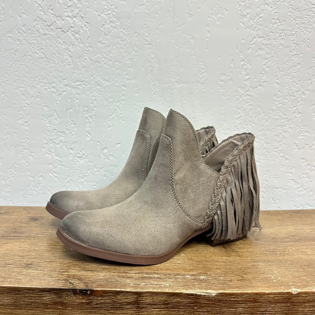 Not Rated Braxton Taupe Booties