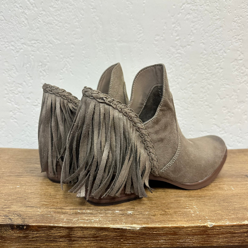 Not Rated Braxton Taupe Booties