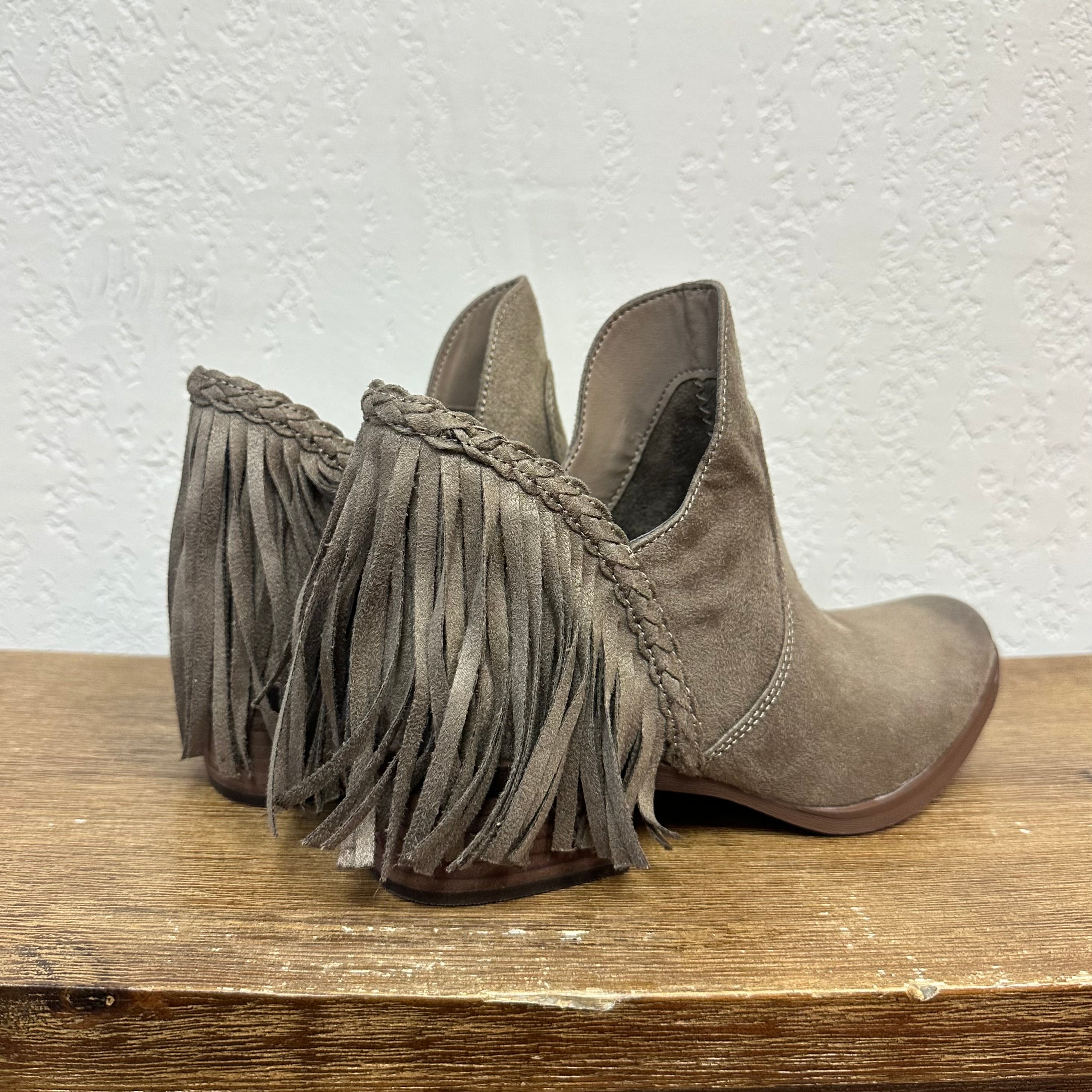 Not Rated Braxton Taupe Booties