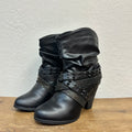 Not Rated Black Belted Booties