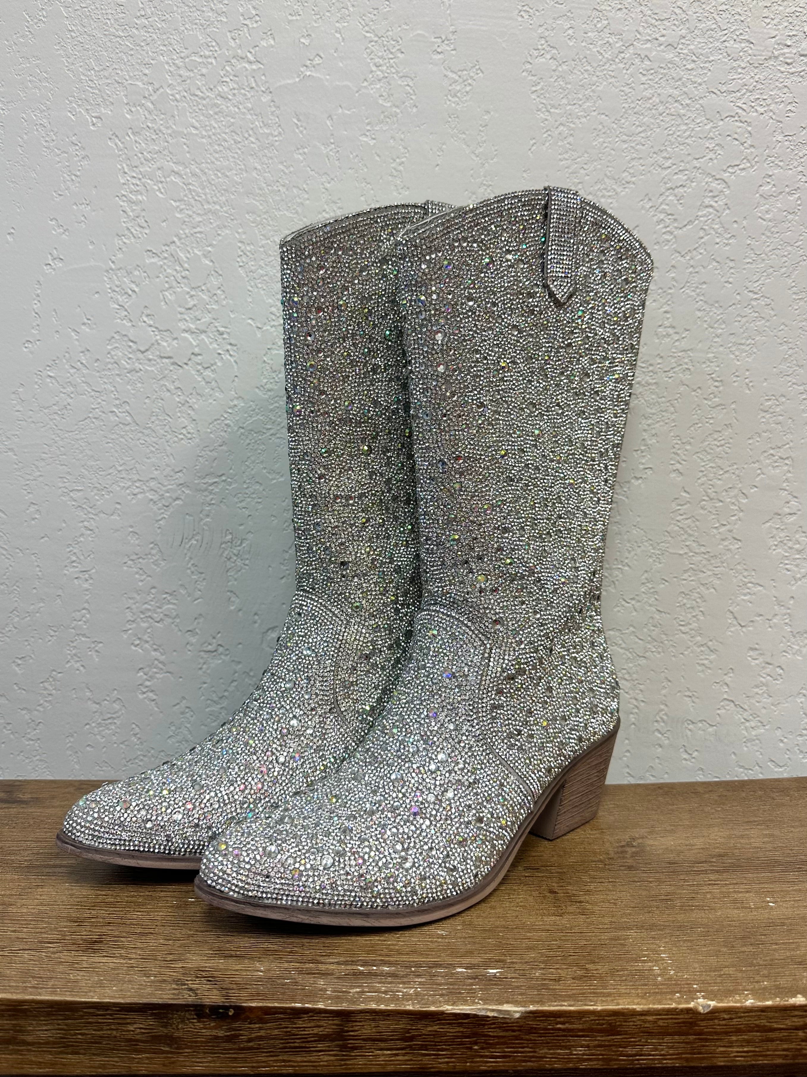 Pierre Dumas Rhinestone Wilder Boots