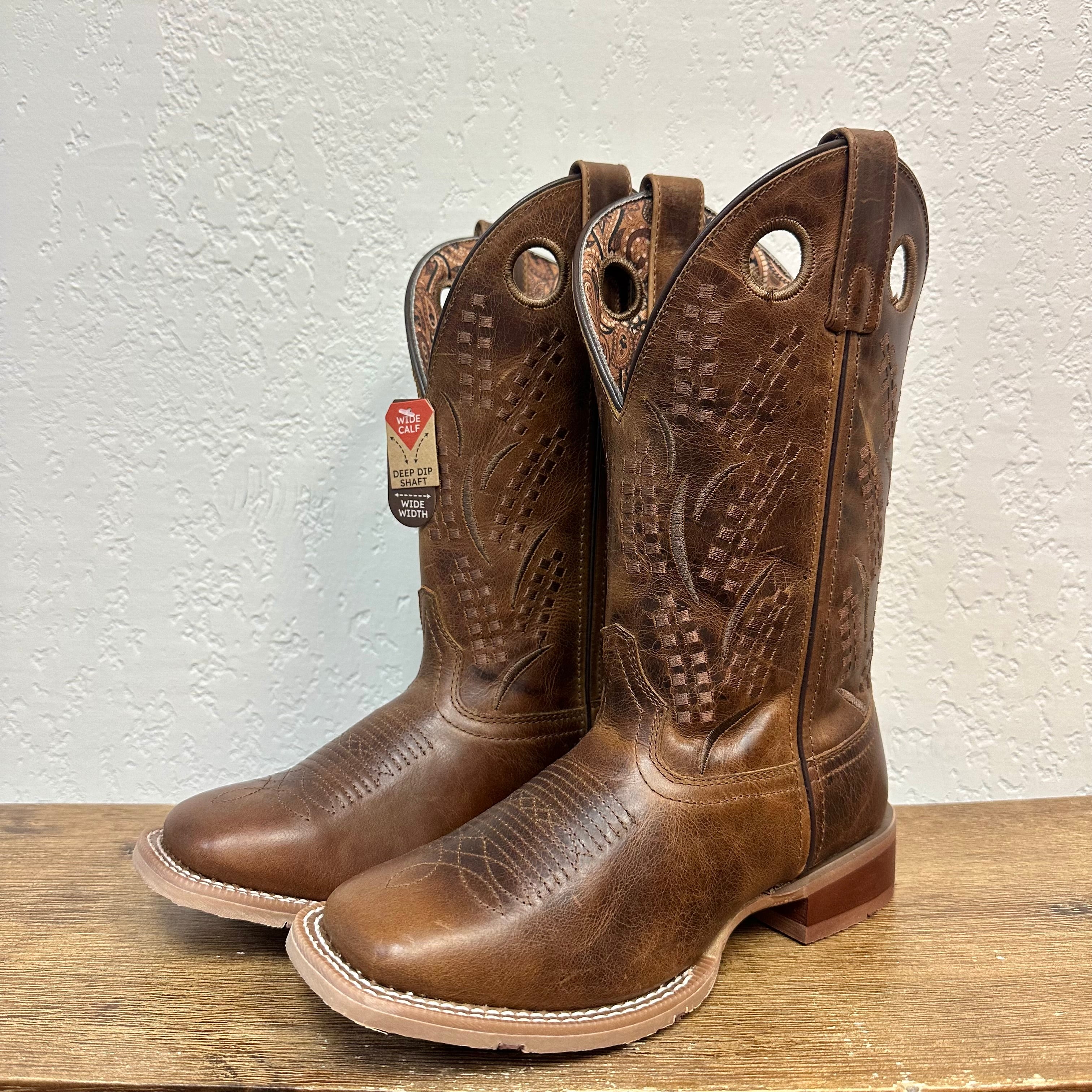 Laredo Brown Weaver Boots