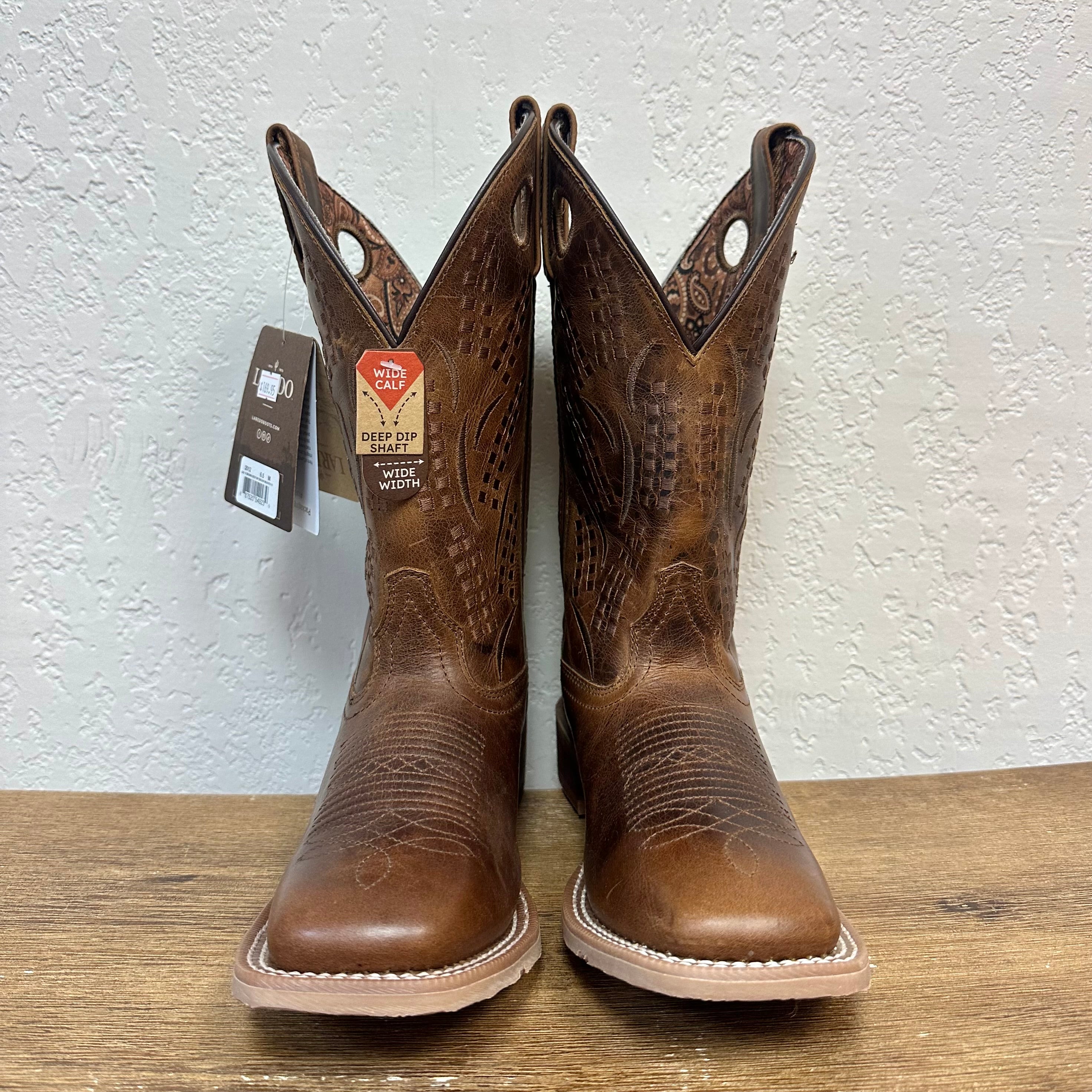 Laredo Brown Weaver Boots