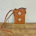 Montana West Orange Studded Crossbody