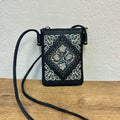 Montana West Black Embroidered Crossbody