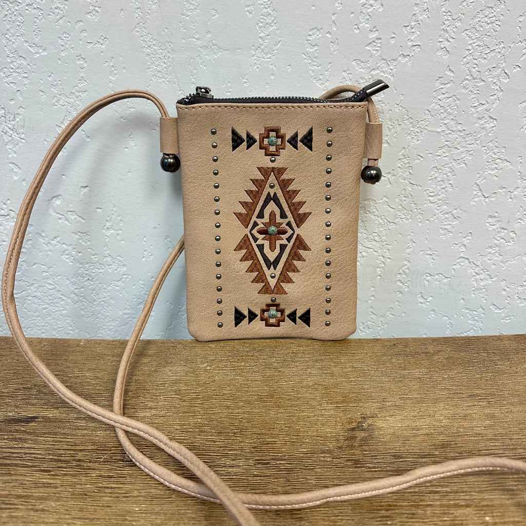 Montana West Tan Aztec Crossbody