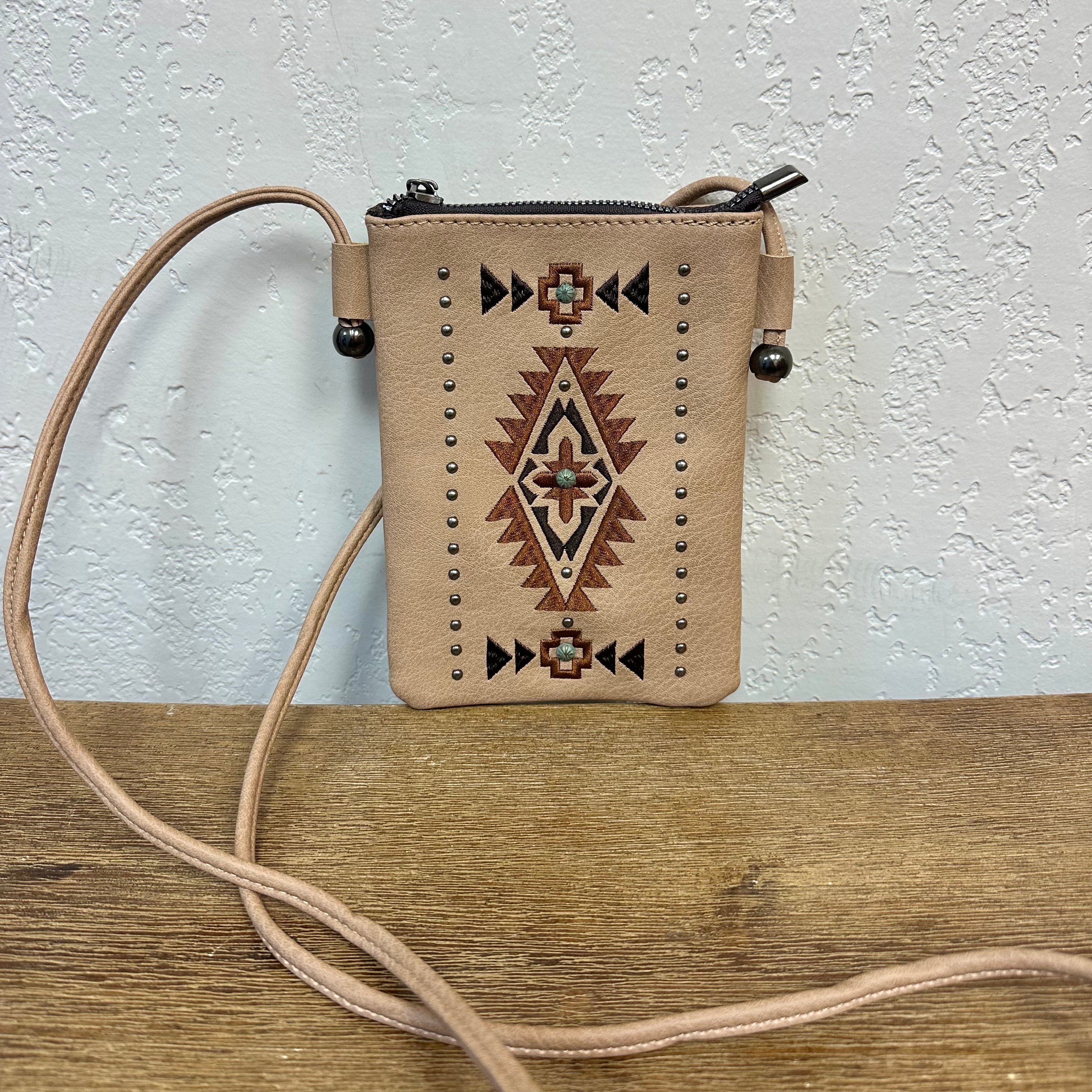 Montana West Tan Aztec Crossbody