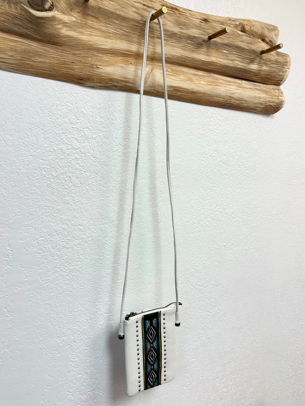 Montana West White Aztec Crossbody