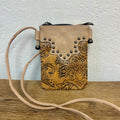 Montana West Tan Floral Crossbody