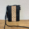 Montana West Black Studded Crossbody