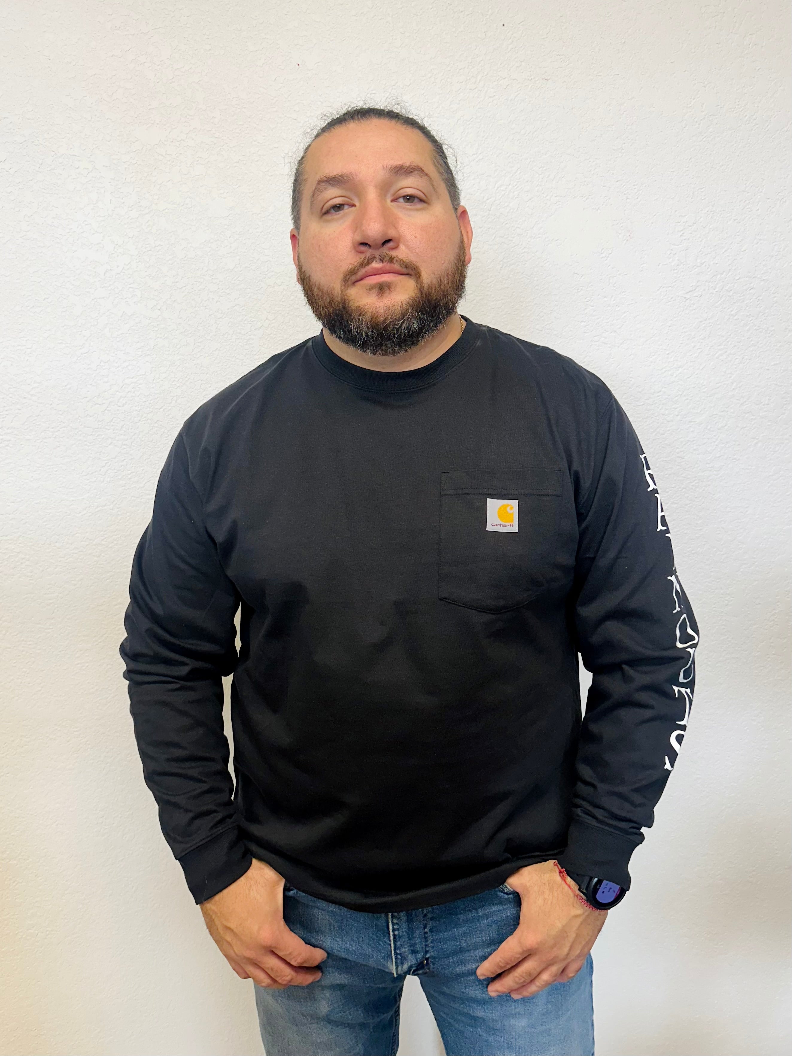 Carhartt Rainouts Black Long-Sleeve