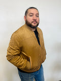 Varsity Legacy Camel Bomber Jacket