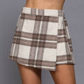 Active USA Cream Flannel Skort