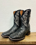 Dan Post Black Genuine Ostrich Boots