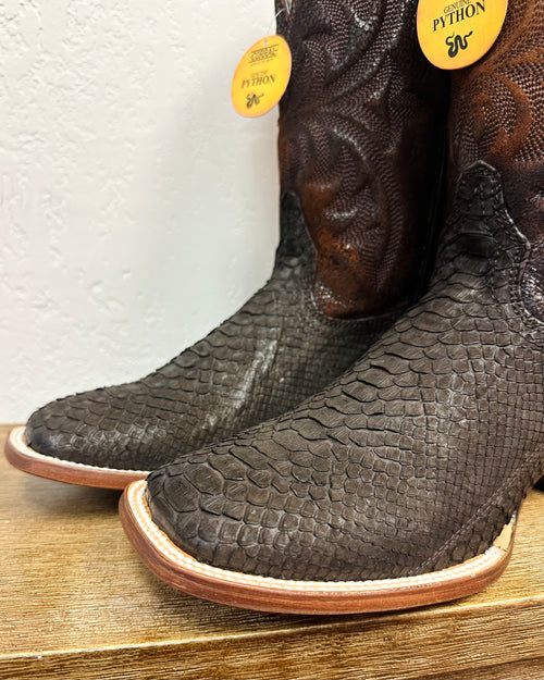 Corral Brown Genuine Python Boots