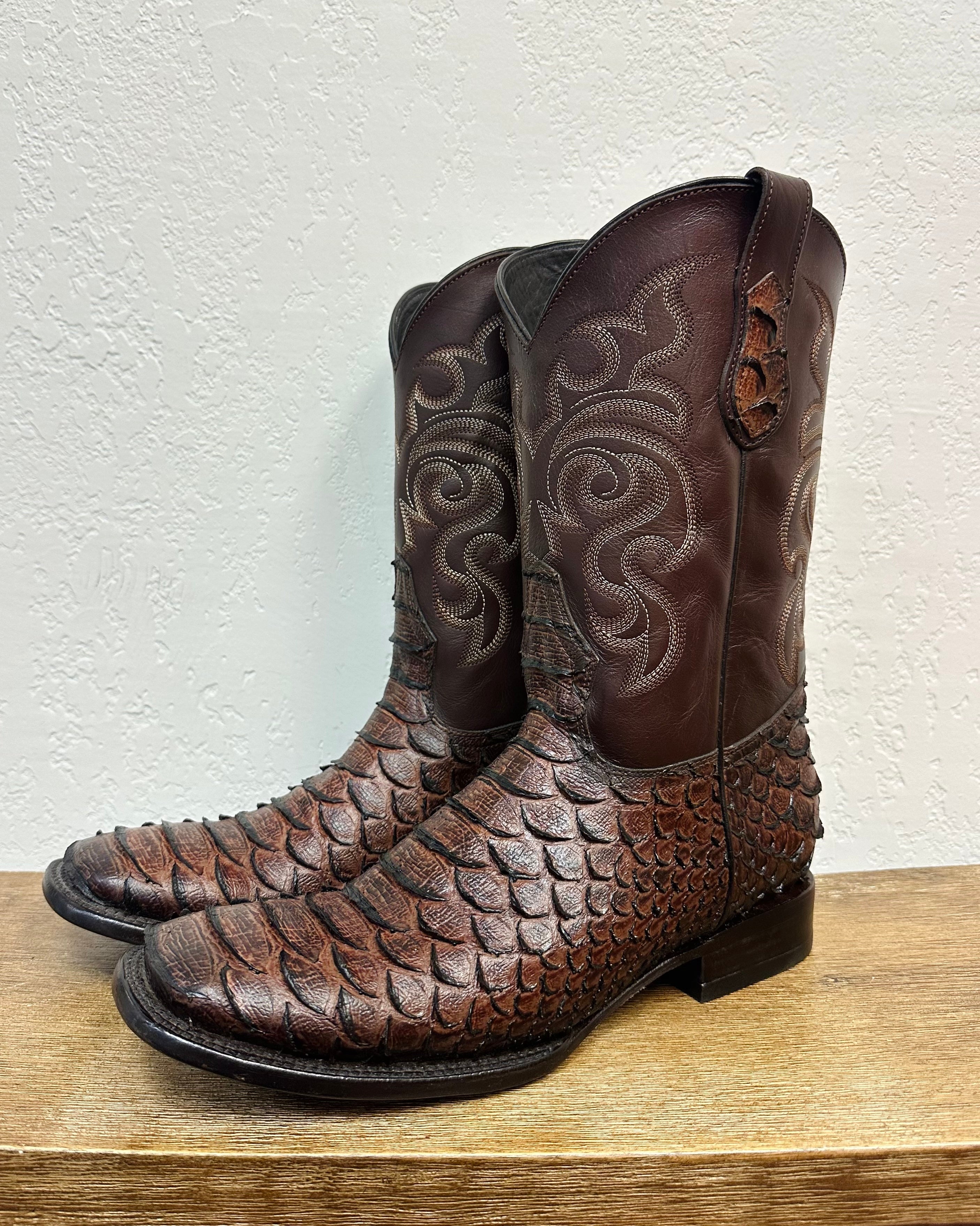 Vaquero Signature Brown Python Boots