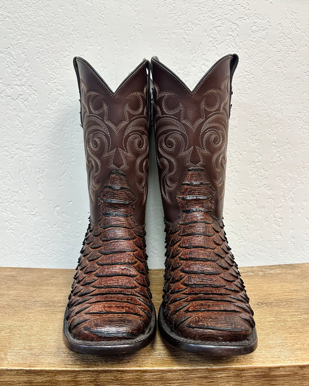 Vaquero Signature Brown Python Boots