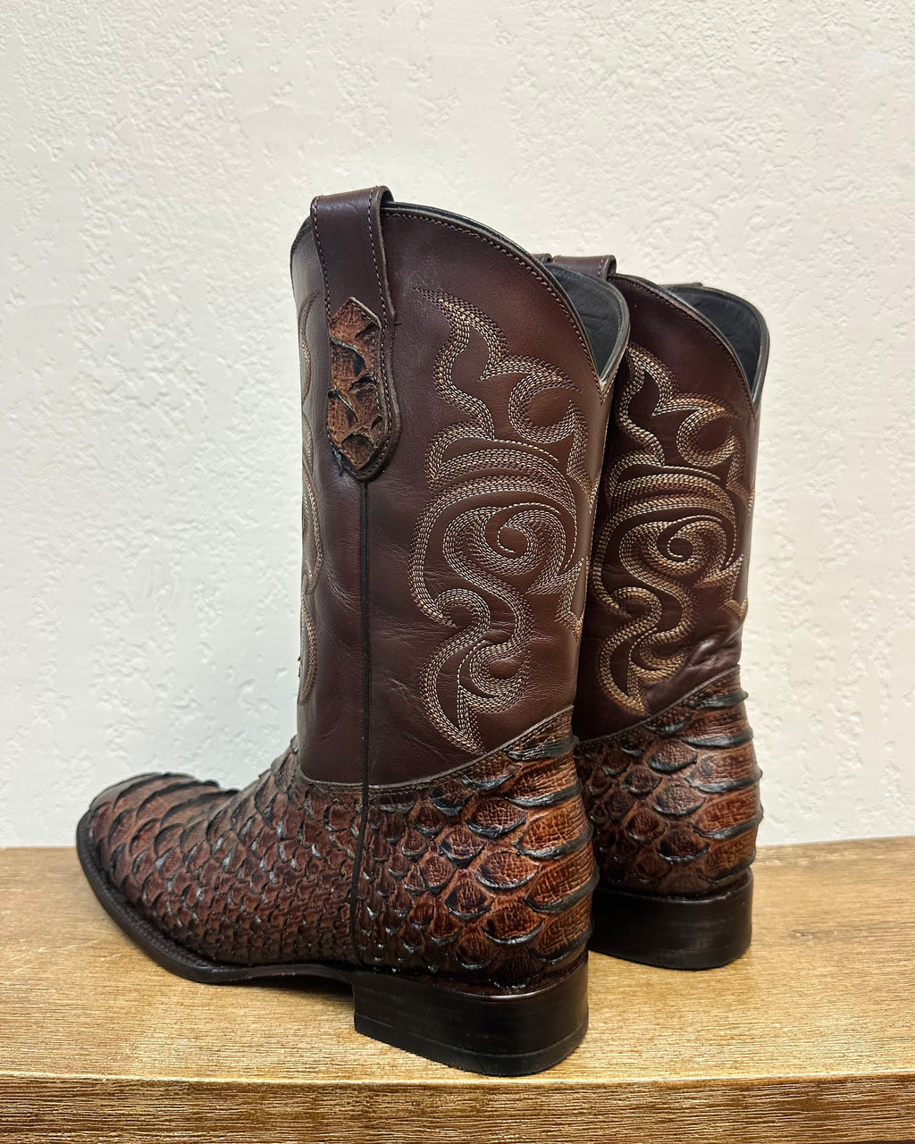 Vaquero Signature Brown Python Boots