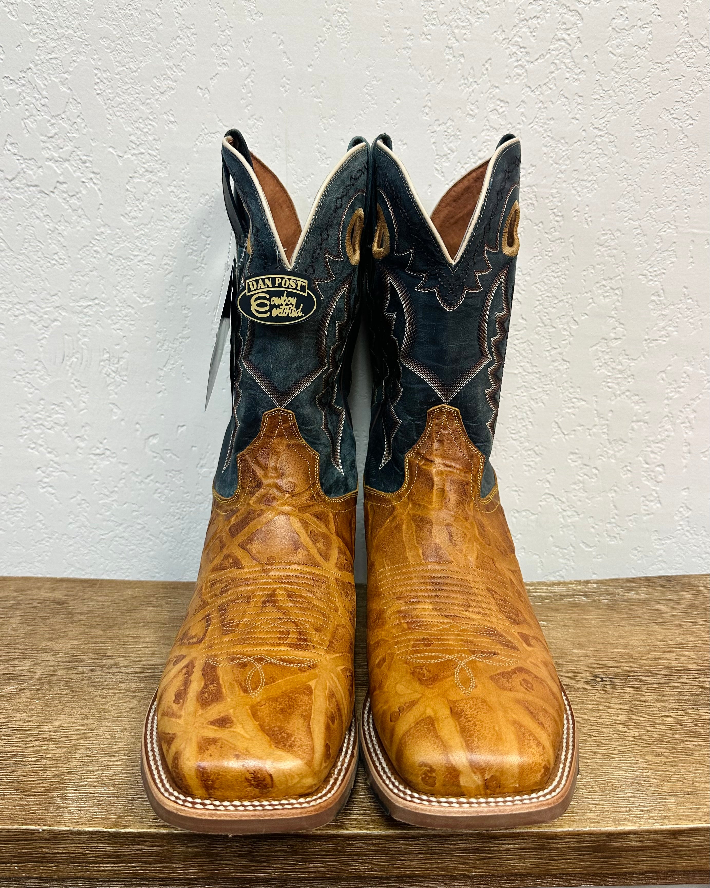 Dan Post Craven Embossed Leather Boots