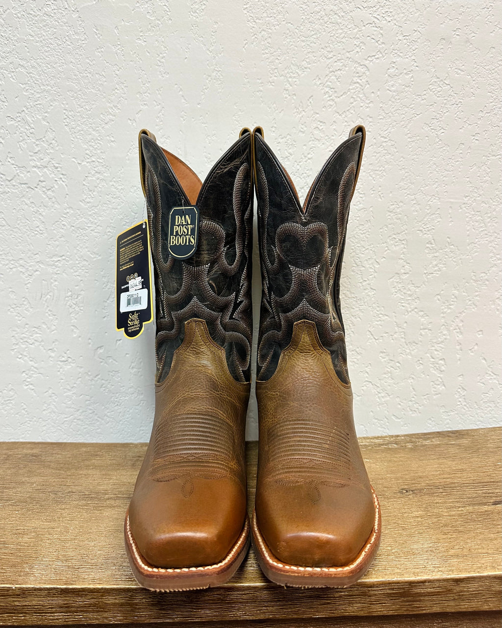 Dan Post Richland Saddle Brown Leather Boots