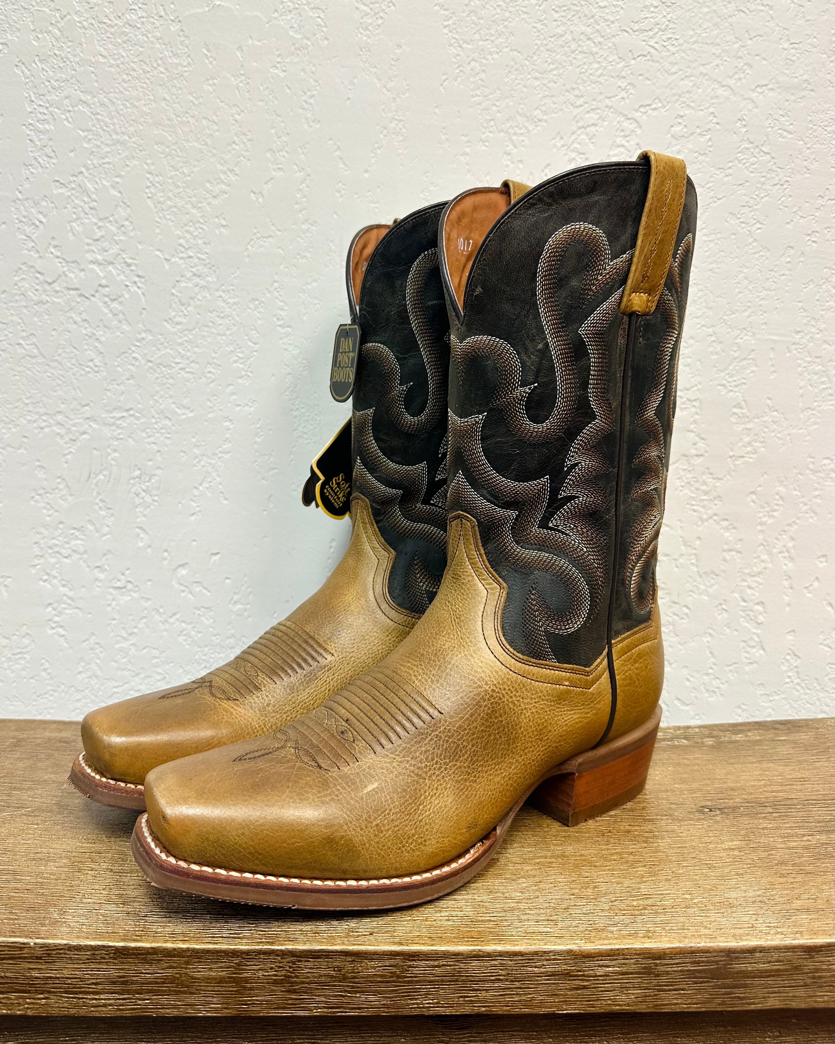 Dan Post Richland Saddle Tan Leather Boots