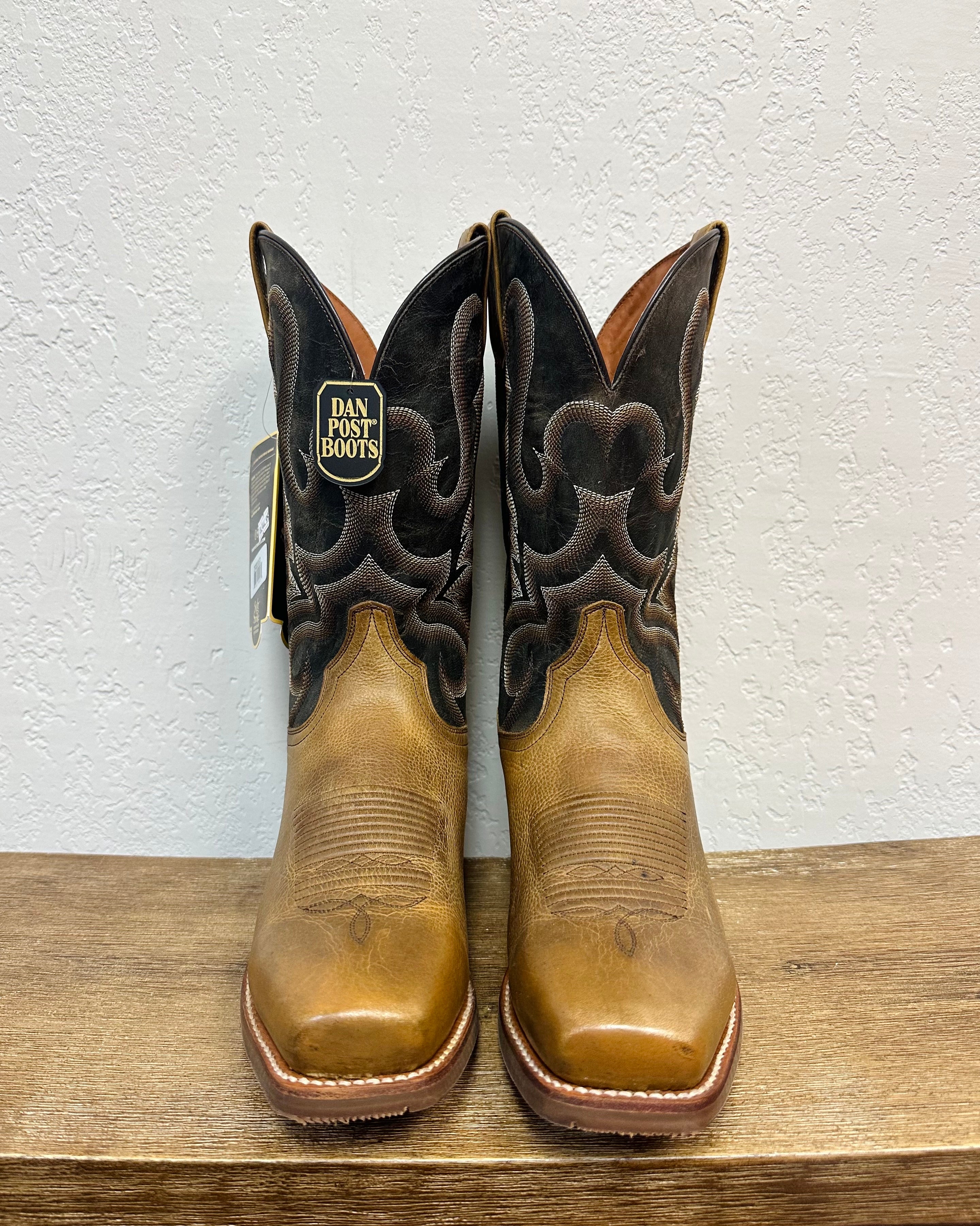Dan Post Richland Saddle Tan Leather Boots