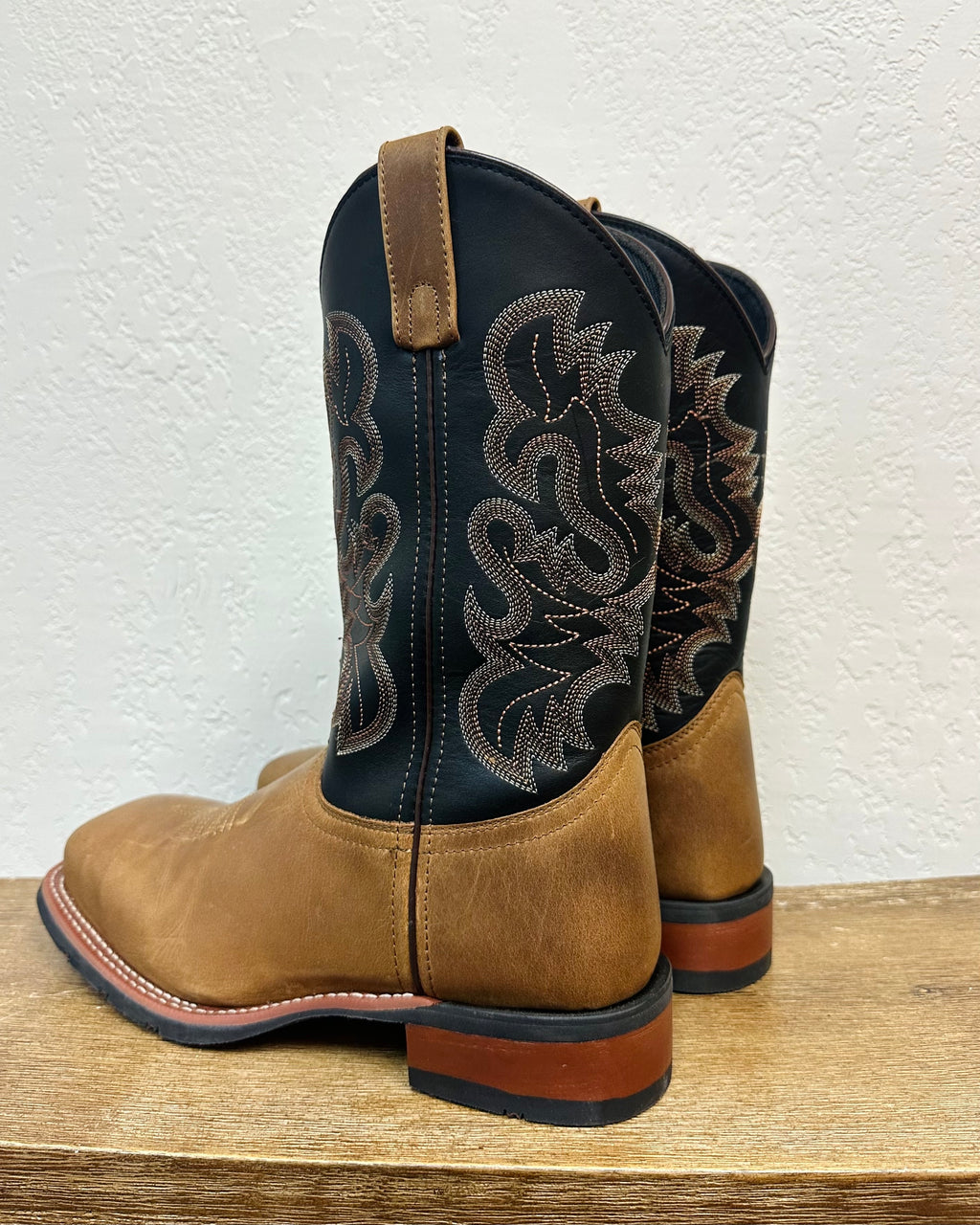 Laredo Justin Bent Rail Caddo Steel Toe Boots