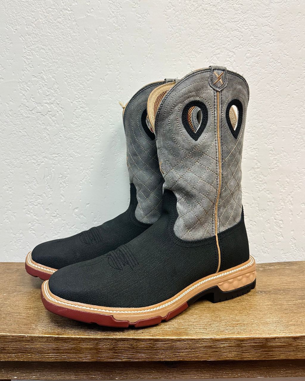 Twisted X Charcoal Western Work Boots