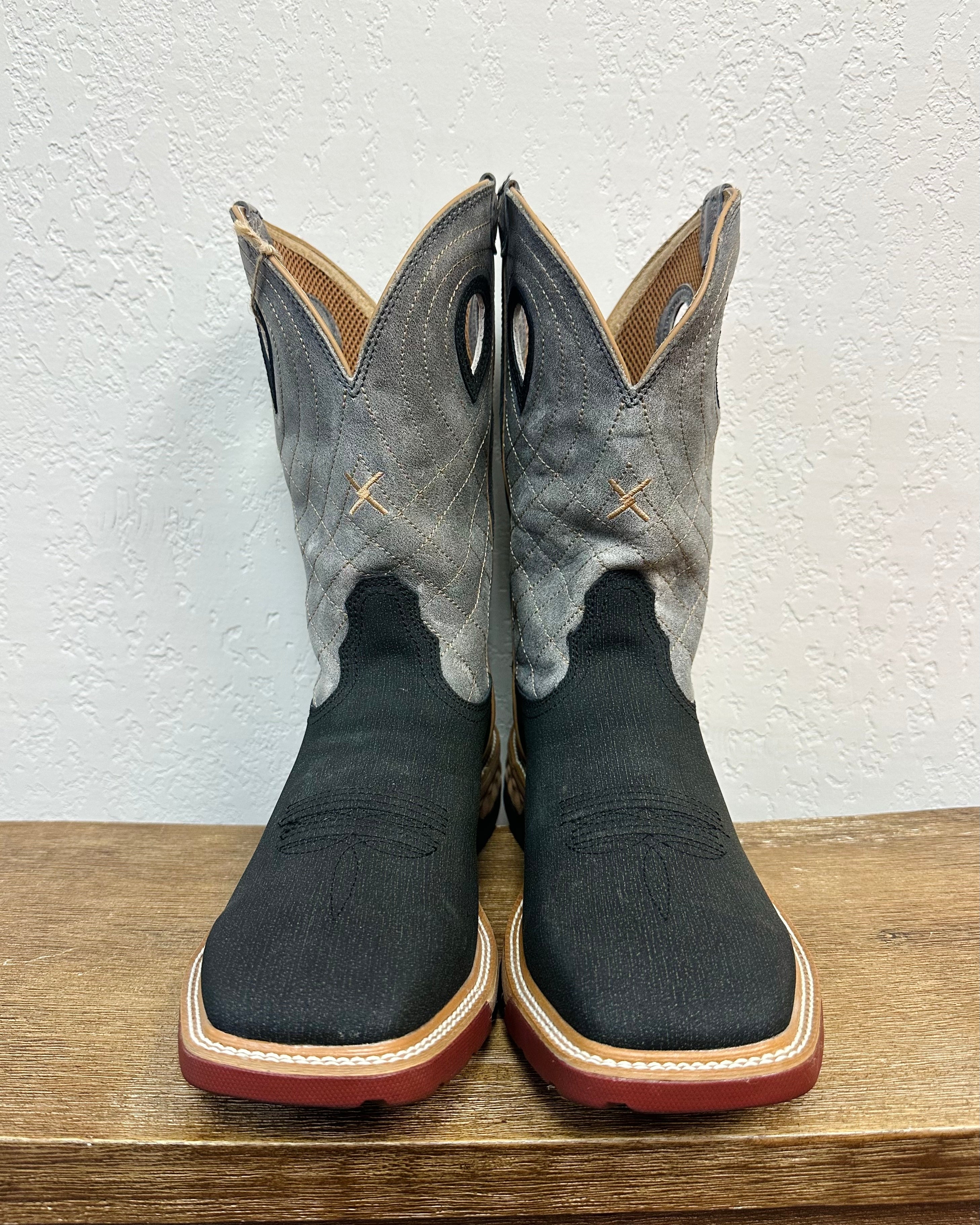 Twisted X Charcoal Western Work Boots