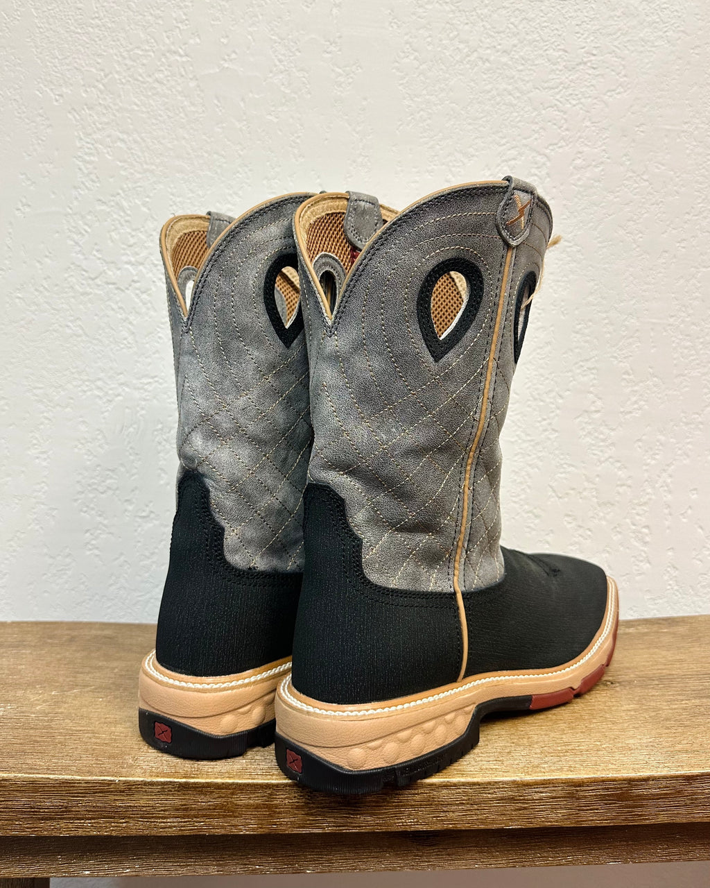 Twisted X Charcoal Western Work Boots