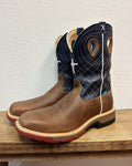 Twisted X Cross Embroidered Work Boots