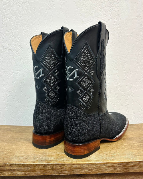 El Malcreado Black Manta Ray Boots