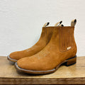 El Malcreado Brown Embroidered Chelsea Boots