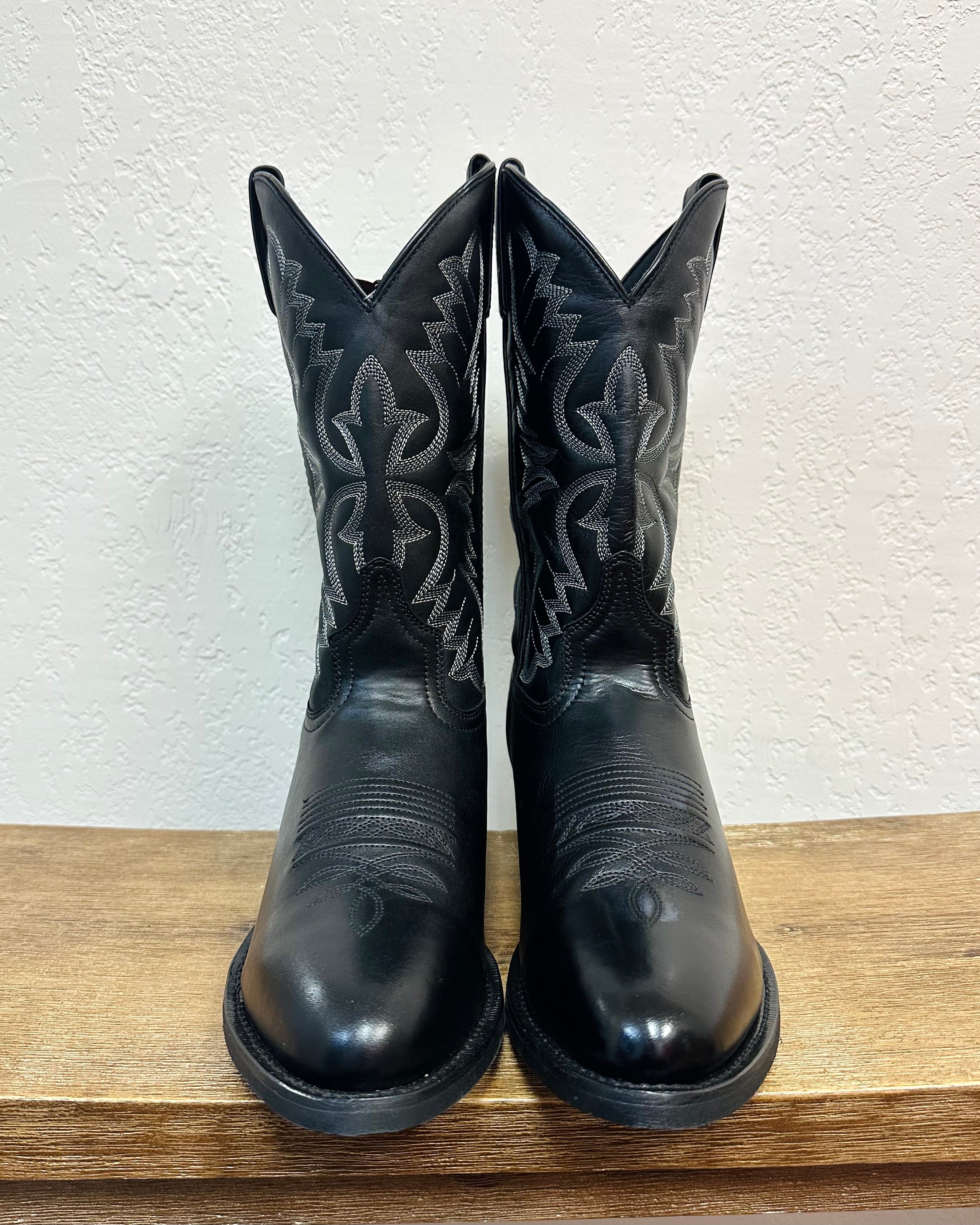 Laredo Black Tumbled Boots