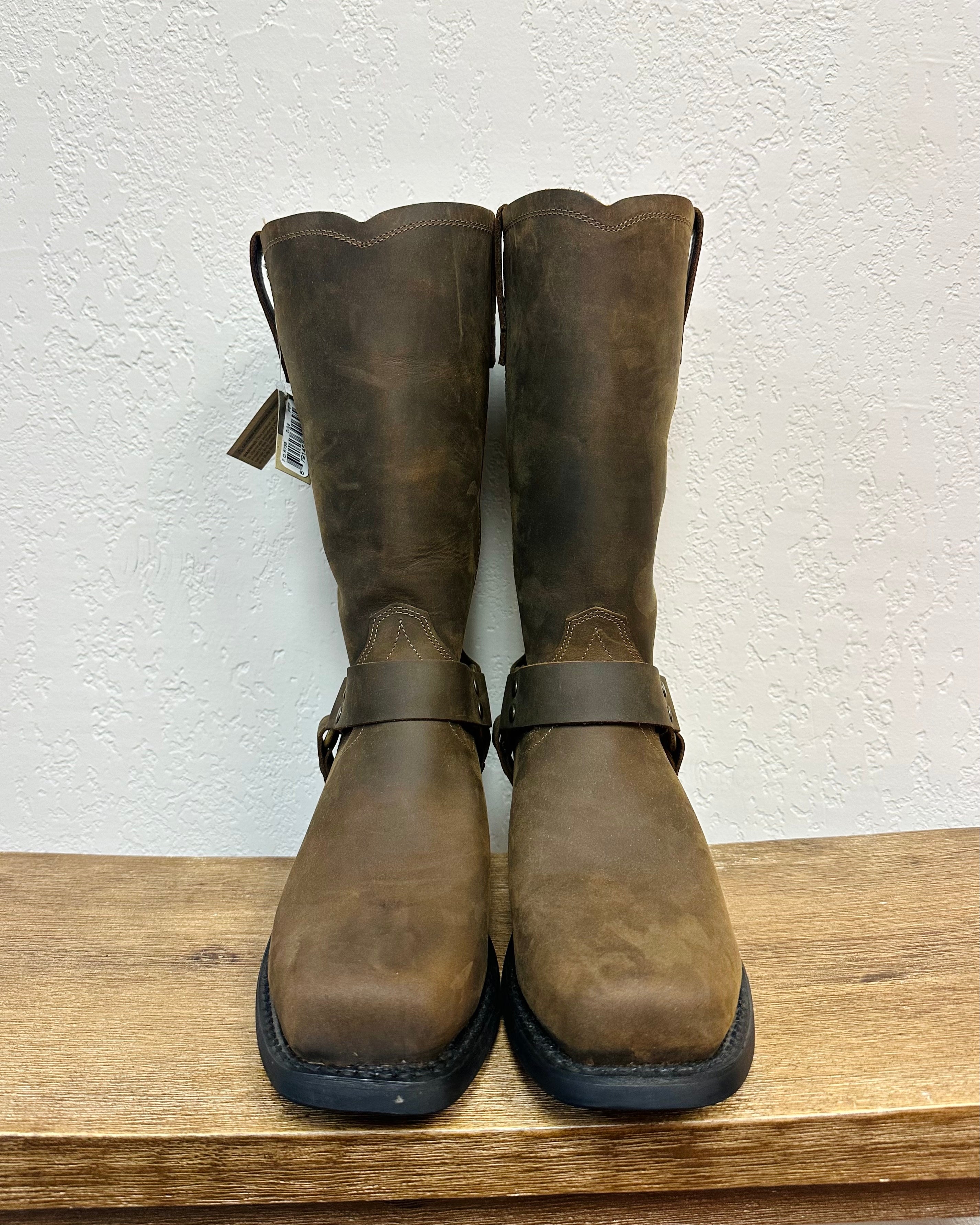 Dingo Brown Harness Boots