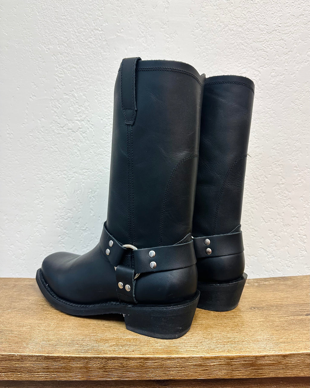 Dingo Black Harness Boots